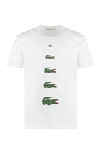 Carica l'immagine nel visualizzatore di Gallery, Lacoste x Comme des Garçons - T-shirt a maniche corte in cotone con stampa
