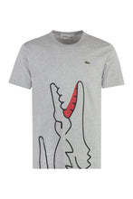 Carica l'immagine nel visualizzatore di Gallery, Lacoste x Comme des Garçons - T-shirt a maniche corte in cotone con stampa
