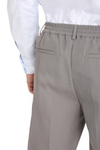 Carica l'immagine nel visualizzatore di Gallery, Pantaloni in misto lana con coulisse in vita
