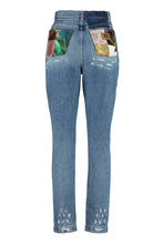Carica l'immagine nel visualizzatore di Gallery, Jeans Amber con usure localizzate
