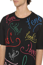 Carica l'immagine nel visualizzatore di Gallery, T-shirt in cotone ricamata
