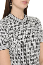 Carica l'immagine nel visualizzatore di Gallery, Abito midi con motivo jacquard
