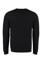 Carica l'immagine nel visualizzatore di Gallery, Pullover in maglia a coste con logo
