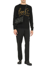 Carica l'immagine nel visualizzatore di Gallery, Pullover in maglia a coste con logo
