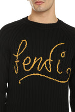Carica l'immagine nel visualizzatore di Gallery, Pullover in maglia a coste con logo
