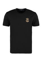 Carica l'immagine nel visualizzatore di Gallery, T-shirt girocollo con inserti decorativi
