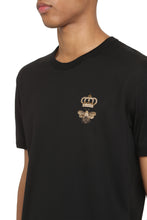 Carica l'immagine nel visualizzatore di Gallery, T-shirt girocollo con inserti decorativi
