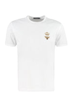 Carica l'immagine nel visualizzatore di Gallery, T-shirt girocollo con inserti decorativi
