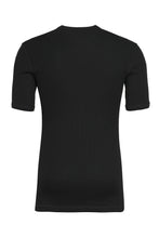 Carica l'immagine nel visualizzatore di Gallery, T-shirt girocollo in cotone a costine
