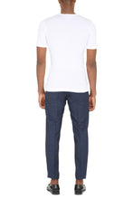 Carica l'immagine nel visualizzatore di Gallery, T-shirt girocollo in cotone a costine
