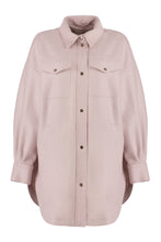 Carica l'immagine nel visualizzatore di Gallery, Overshirt in lana vergine

