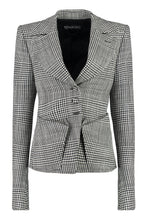 Carica l'immagine nel visualizzatore di Gallery, Blazer in lana pied-de-poule
