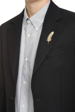 Load image into Gallery viewer, Virgin wool blend single-breast jacket
