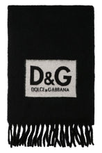 Carica l'immagine nel visualizzatore di Gallery, Sciarpa in misto lana con intarsio logo
