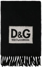 Carica l'immagine nel visualizzatore di Gallery, Sciarpa in misto lana con intarsio logo
