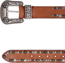 Carica l'immagine nel visualizzatore di Gallery, Cintura Lace in pelle con borchie
