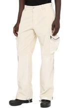 Carica l'immagine nel visualizzatore di Gallery, Pantaloni straight-leg in misto cotone
