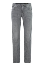 Carica l'immagine nel visualizzatore di Gallery, Jeans slim fit a 5 tasche
