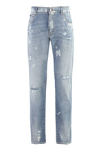 Carica l'immagine nel visualizzatore di Gallery, Jeans slim fit a 5 tasche
