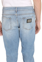 Carica l'immagine nel visualizzatore di Gallery, Jeans straight leg a 5 tasche
