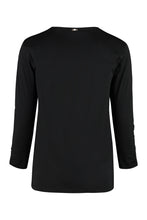 Carica l'immagine nel visualizzatore di Gallery, T-shirt a maniche lunghe in cotone stretch
