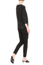Carica l'immagine nel visualizzatore di Gallery, T-shirt a maniche lunghe in cotone stretch
