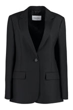 Carica l'immagine nel visualizzatore di Gallery, Blazer monopetto in viscosa

