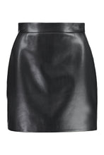 Load image into Gallery viewer, Faux leather mini skirt

