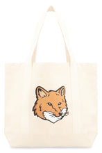Carica l'immagine nel visualizzatore di Gallery, Tote bag Fox Head in canvas
