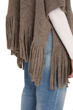 Load image into Gallery viewer, Wool blend cape coat
