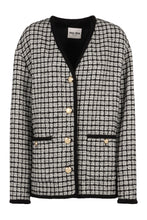 Load image into Gallery viewer, Boucle jersey single-breasted jacket
