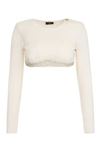 Load image into Gallery viewer, Long sleeve crop top
