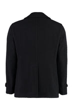 Load image into Gallery viewer, Wool blend double-breasted coat
