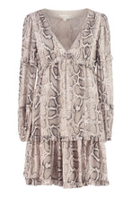 Load image into Gallery viewer, Animalier print georgette dress
