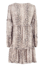 Load image into Gallery viewer, Animalier print georgette dress
