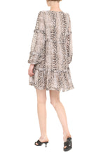Load image into Gallery viewer, Animalier print georgette dress
