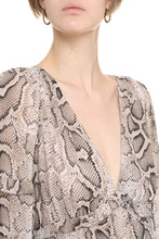 Load image into Gallery viewer, Animalier print georgette dress
