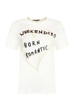 Carica l'immagine nel visualizzatore di Gallery, T-shirt girocollo Nervi in cotone

