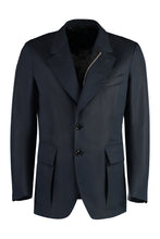 Load image into Gallery viewer, Cotton blend single-breast jacket
