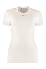Carica l'immagine nel visualizzatore di Gallery, T-shirt in cotone a costine
