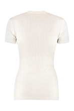 Carica l'immagine nel visualizzatore di Gallery, T-shirt in cotone a costine
