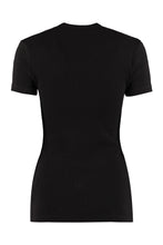 Carica l'immagine nel visualizzatore di Gallery, T-shirt in cotone a costine
