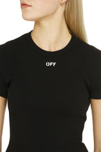 Carica l'immagine nel visualizzatore di Gallery, T-shirt in cotone a costine
