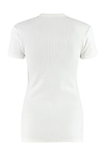 Load image into Gallery viewer, Ribbed cotton T-shirt
