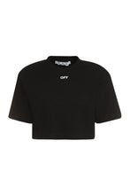 Carica l'immagine nel visualizzatore di Gallery, T-shirt crop con logo
