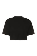 Carica l'immagine nel visualizzatore di Gallery, T-shirt crop con logo
