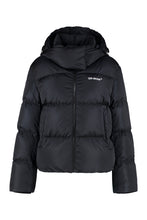 Carica l'immagine nel visualizzatore di Gallery, Piumino full-zip con cappuccio
