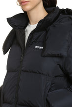 Carica l'immagine nel visualizzatore di Gallery, Piumino full-zip con cappuccio
