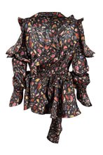 Carica l'immagine nel visualizzatore di Gallery, Blusa stampata con ruches
