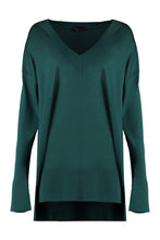 Carica l'immagine nel visualizzatore di Gallery, Maglione in lana con scollo a V
